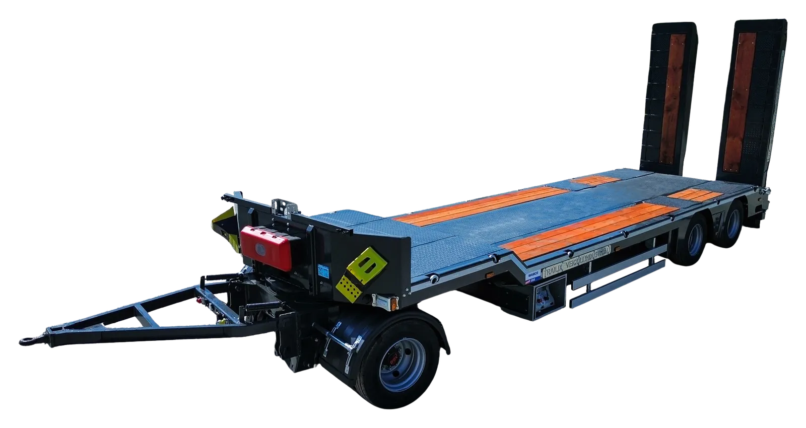Rimorchio carrellone 3 assi NX-3 Trailix per trasporto macchine operatrici scontornato