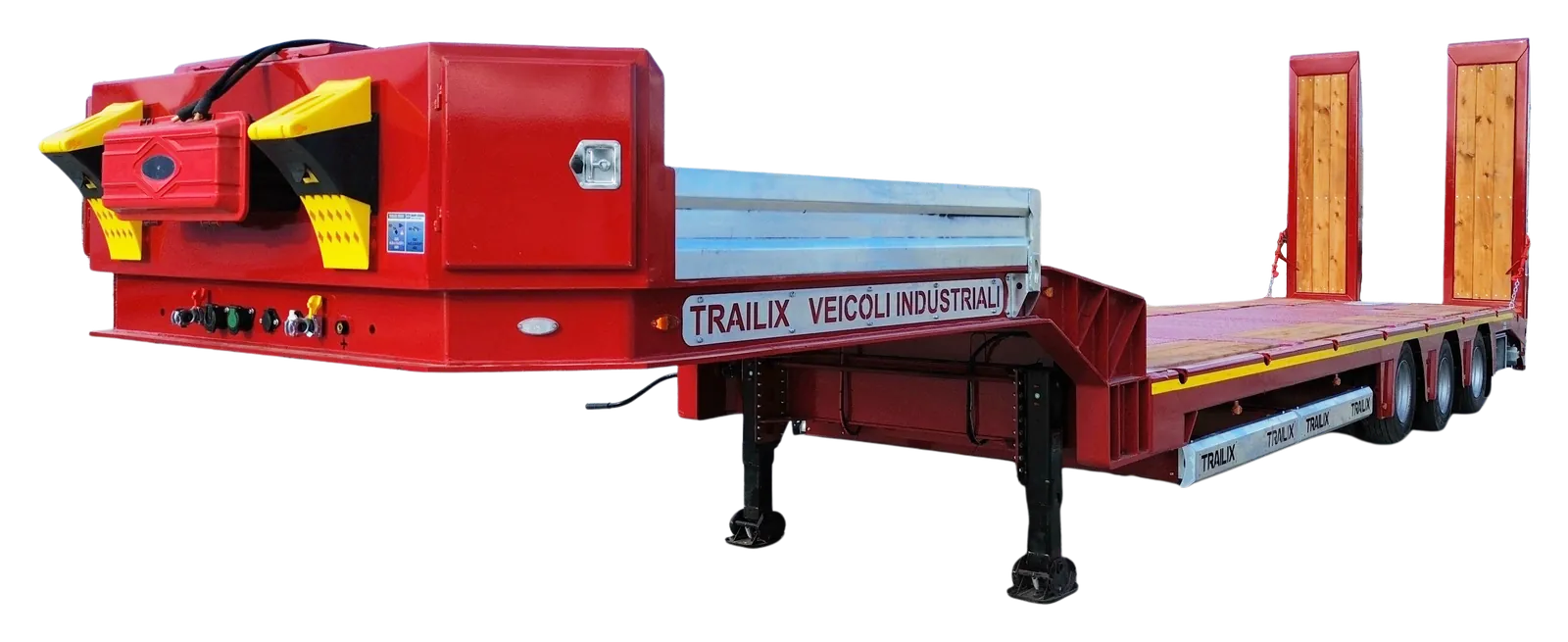 Semirimorchio carrellone 3 assi TX-3 SMART Trailix per trasporto macchine operatrici scontornato